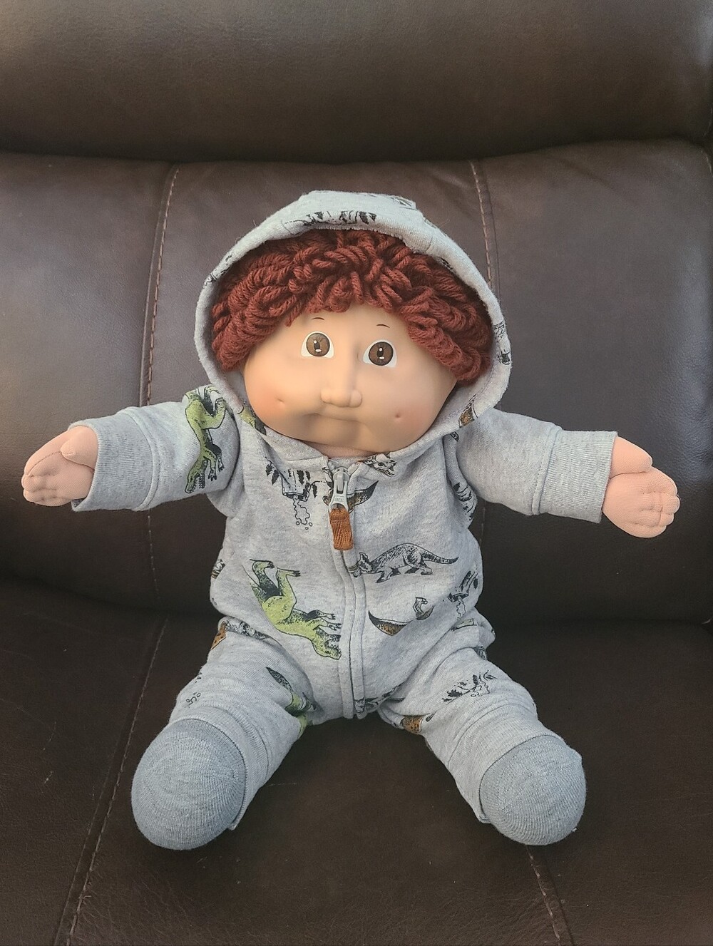 Vintage Cabbage Patch Kids 1984 Doll Dimples Brown Eyes Brown Hair